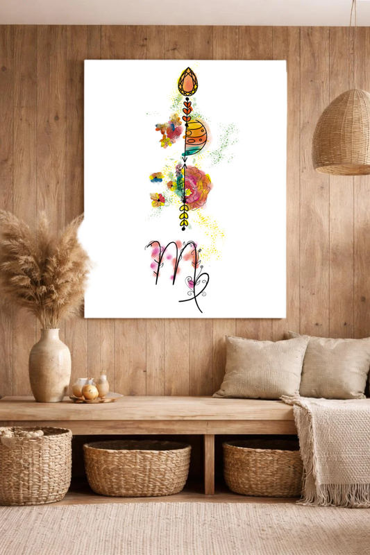 Jungfrau ♍ – Sternzeichen-Canvas. Klarheit. Hingabe. Innere Ordnung.