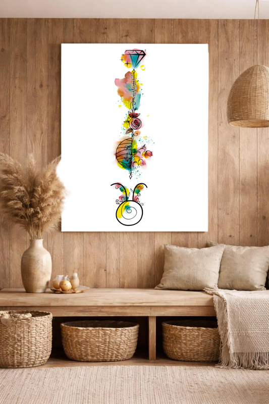 Stier ♉ – Sternzeichen-Canvas  Sinnlichkeit. Beständigkeit. Innere Stärke.