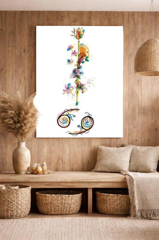 Krebs ♋ – Sternzeichen-Canvas | Intuition. Geborgenheit. Tiefe