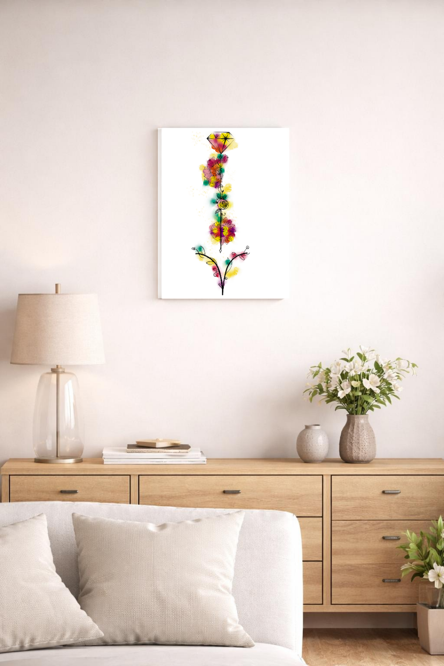 Widder ♈ – Sternzeichen-Canvas | Mut. Energie. Neubeginn.
