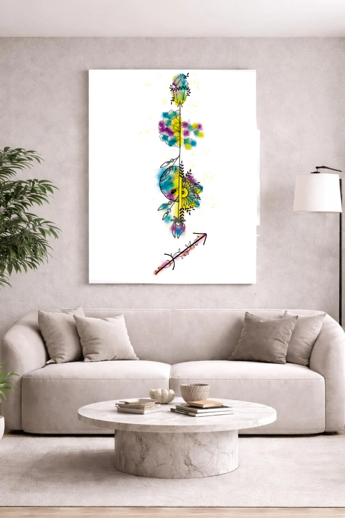 Schütze ♐ – Sternzeichen-Canvas.  Freiheit. Vision. Expansion.