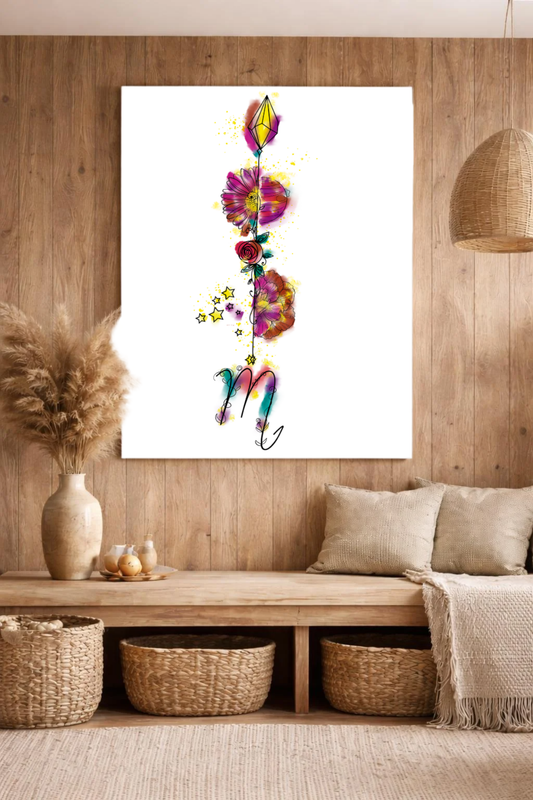 Skorpion ♏ – Sternzeichen-Canvas.  Tiefe. Transformation. Leidenschaft.