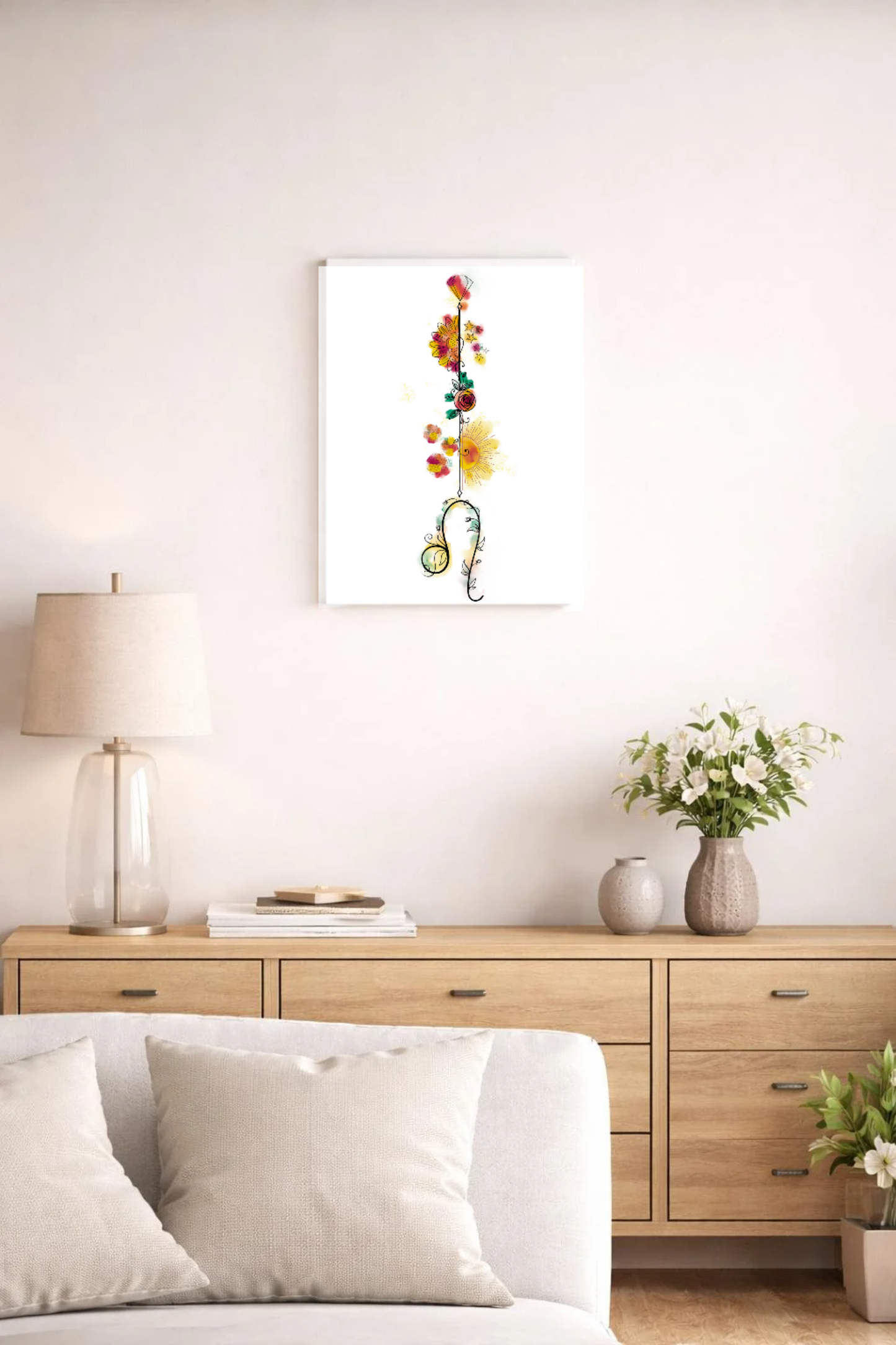 Löwe ♌ – Sternzeichen-Canvas/Leinwand. Strahlkraft. Selbstvertrauen. Herzenergie.