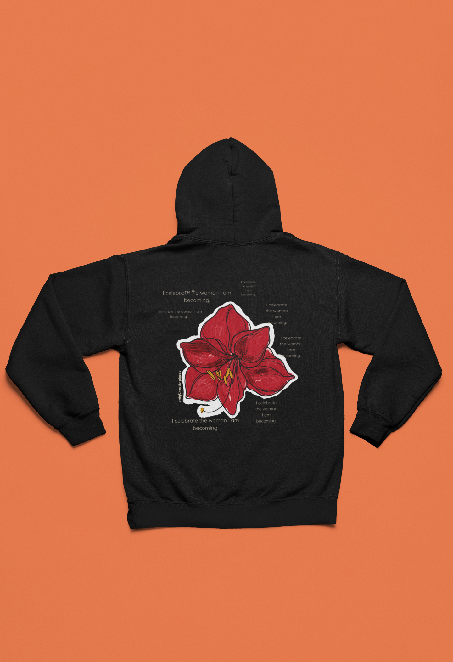 Amaryllis Rise – Winter Oversized Hoodie
