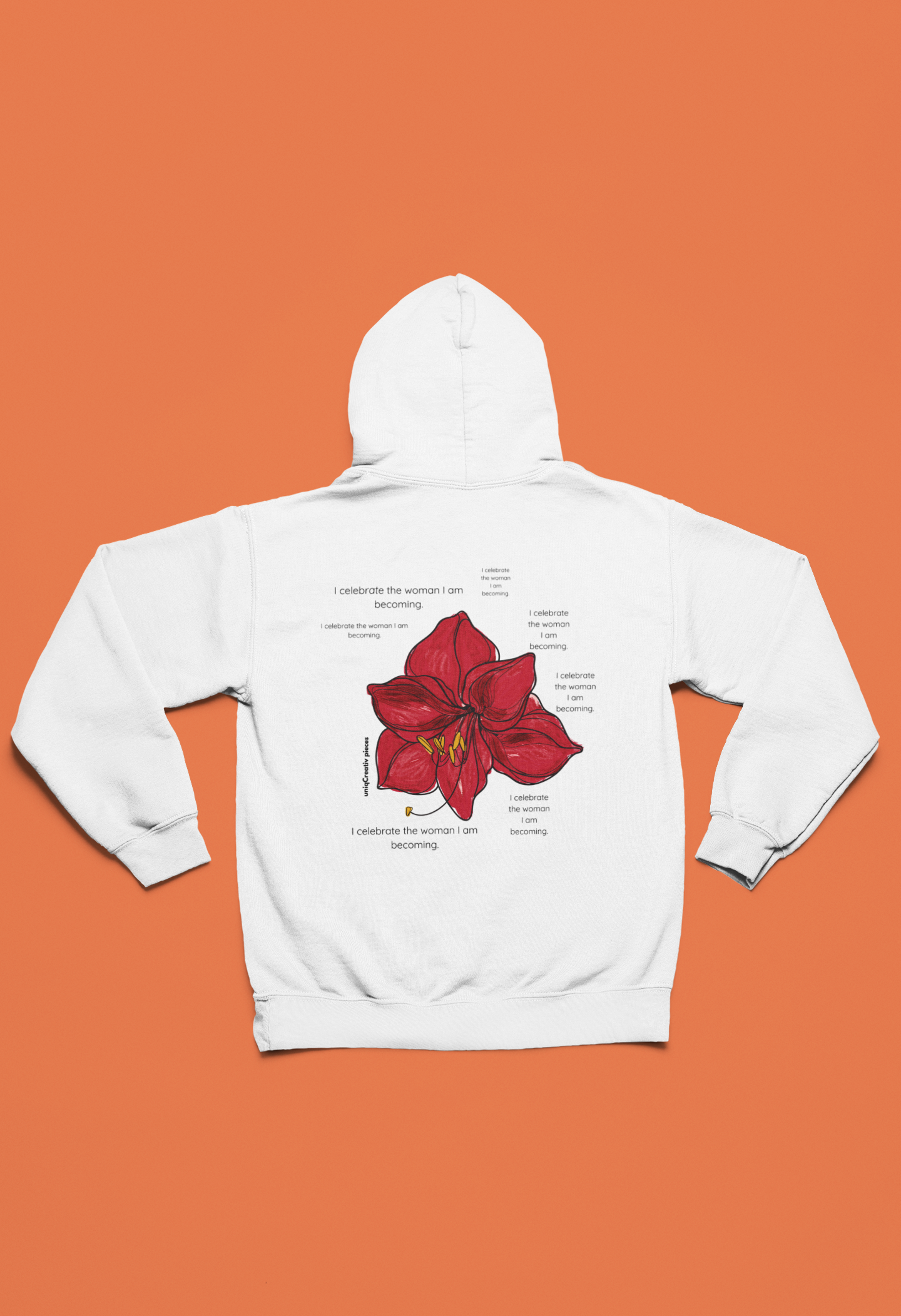 Amaryllis Rise – Winter Oversized Hoodie