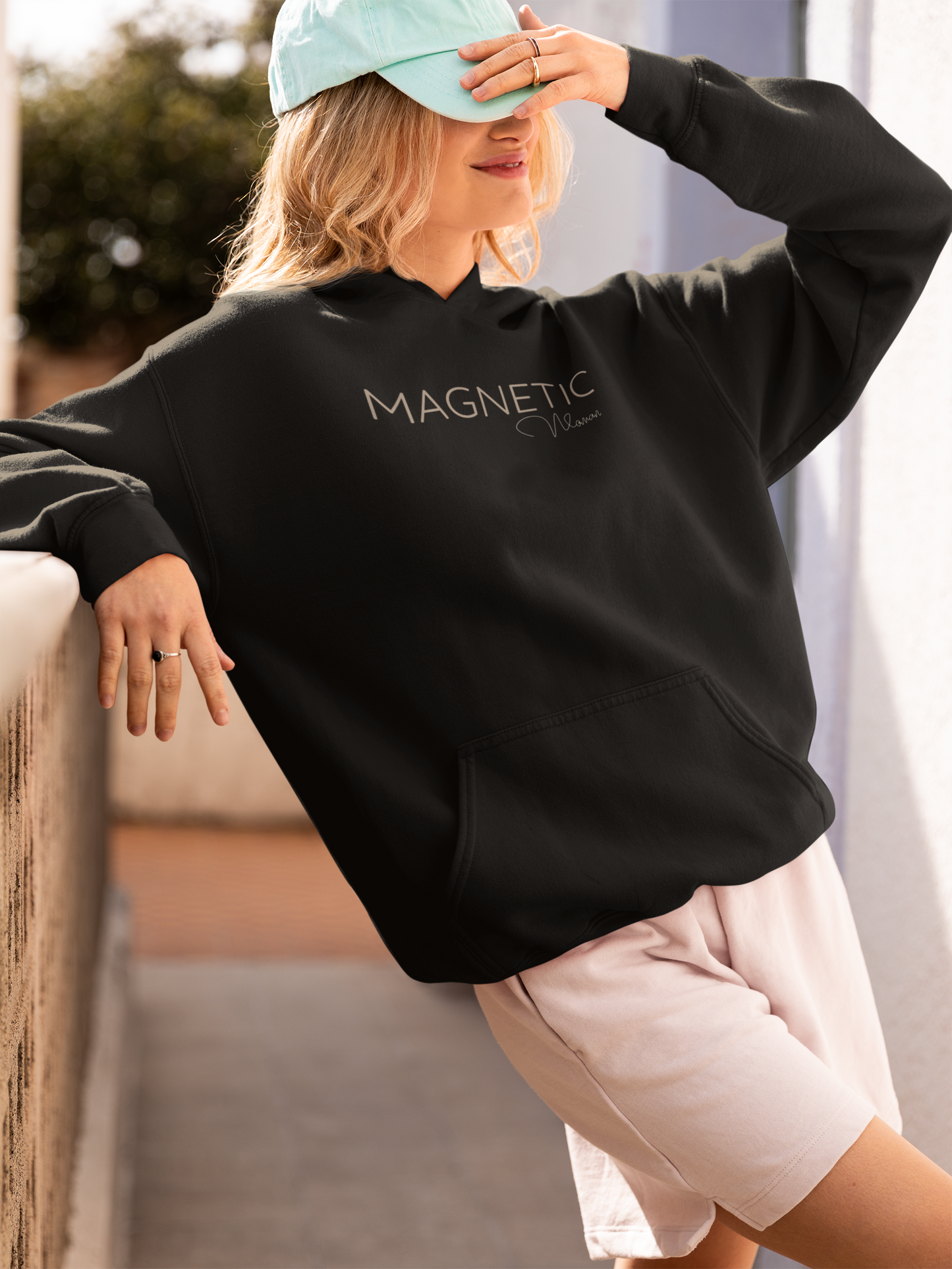 Magnetic Woman – Winter Oversized Hoodie