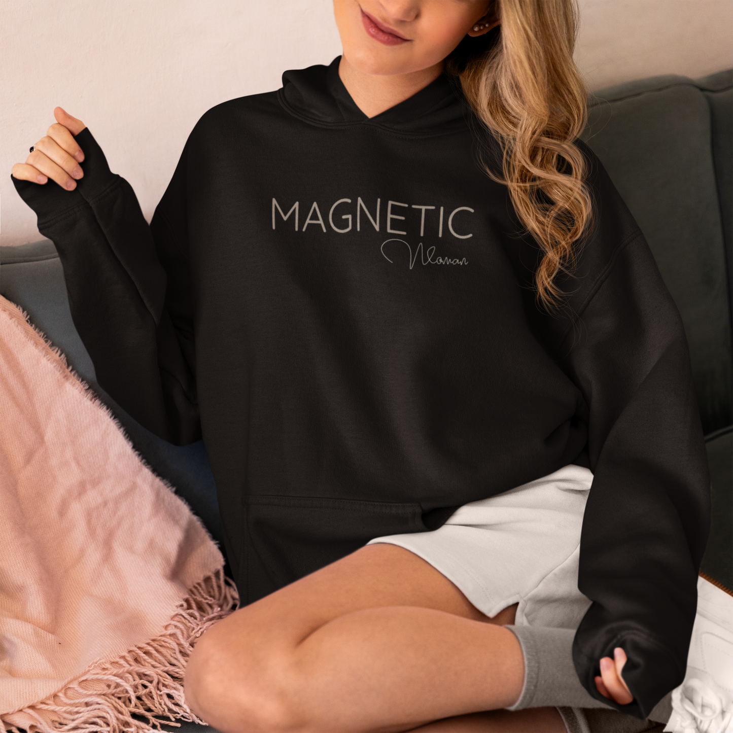 Magnetic Woman – Winter Oversized Hoodie