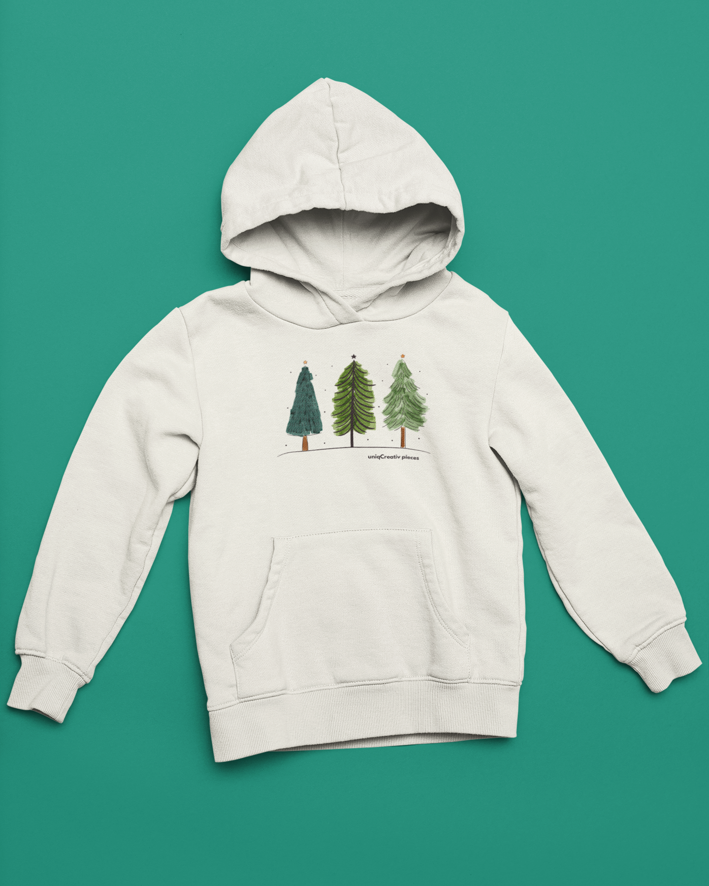 Winter Trees – Christmas Oversized Hoodie