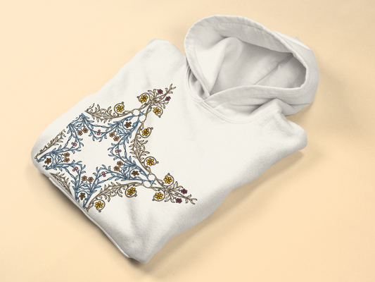 Stardust – Winter Oversized Hoodie mit Taschendruck